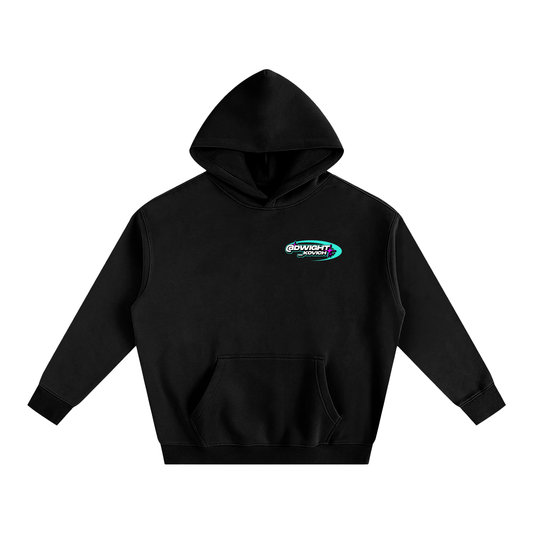 Oversize Graphic Fleeced Hoodie