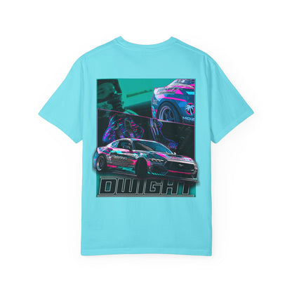 Drift Car Graphic T‑Shirt — 'DWIGHT' Neon Racing Tee