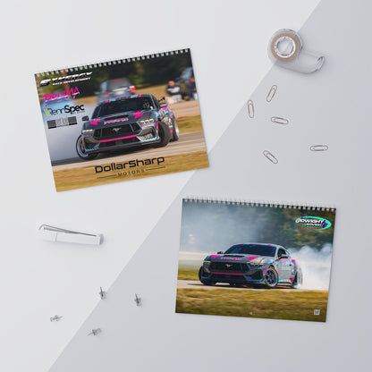 2026 Car Wall Calendar  - Drift Car Monthly