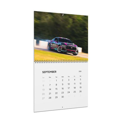 2026 Car Wall Calendar  - Drift Car Monthly