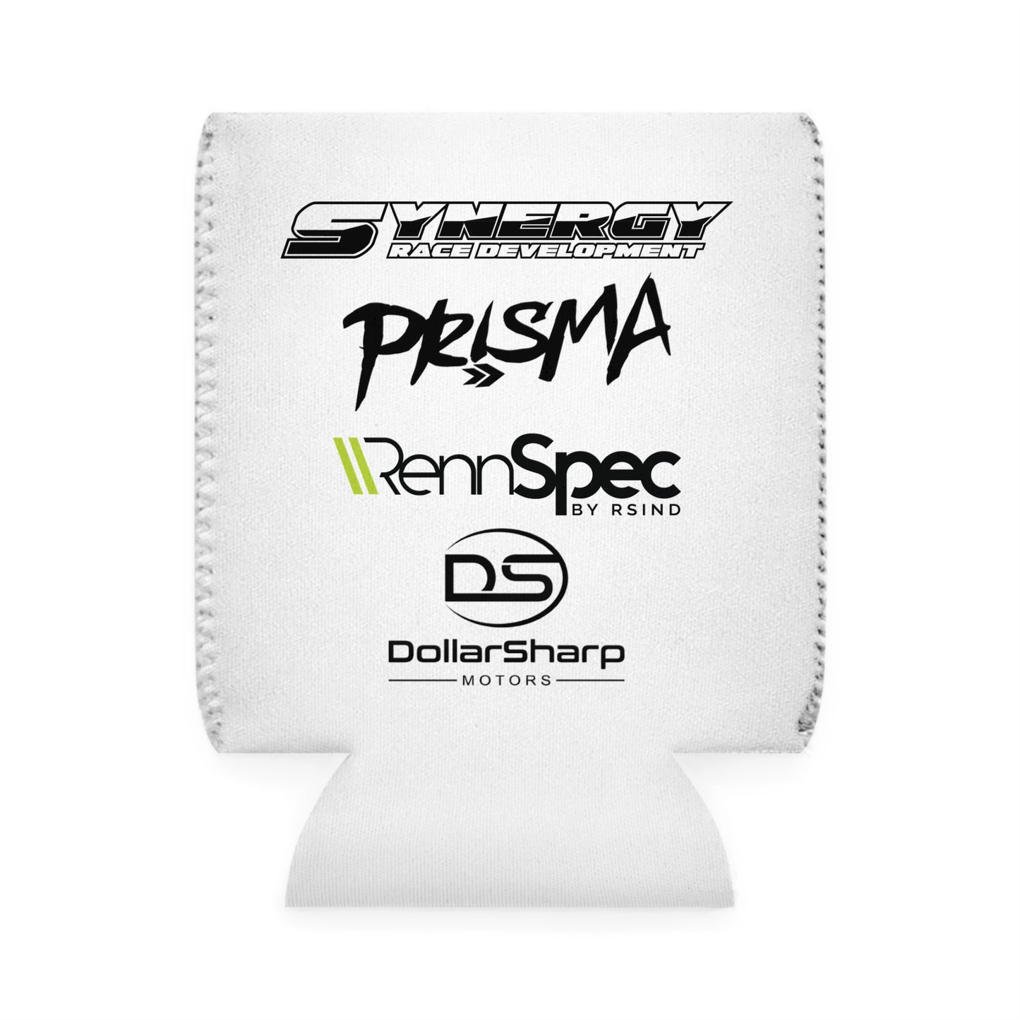 Mustang S650 Racing Can Cooler Sleeve — Neon Drift Car Design