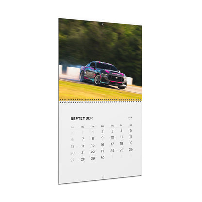 2026 Car Wall Calendar  - Drift Car Monthly
