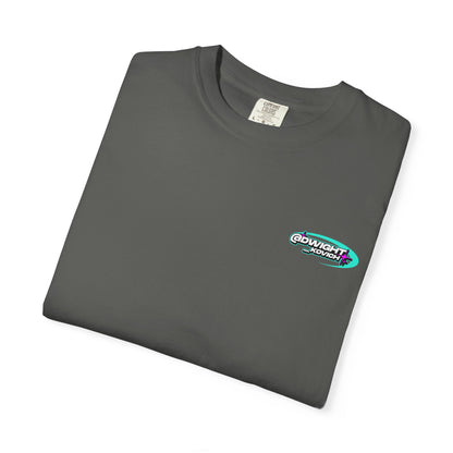 Drift Car Graphic T‑Shirt — 'DWIGHT' Neon Racing Tee