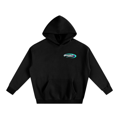 Oversize Graphic Fleeced Hoodie